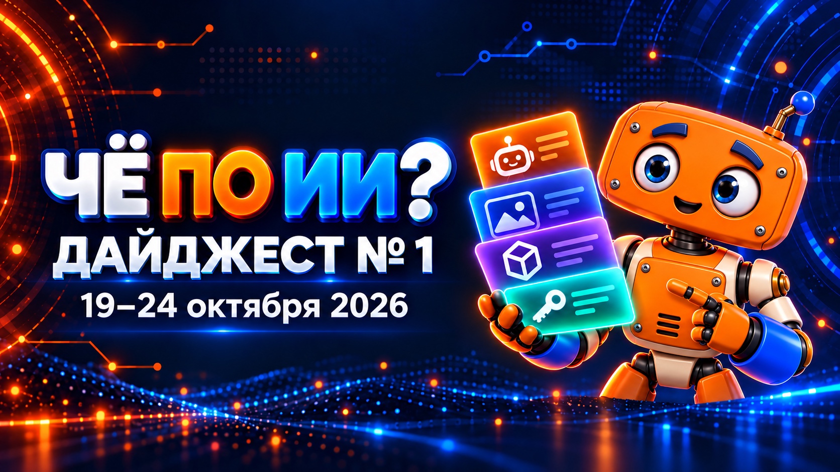 Фирменная обложка дайджеста № 1 за 19–24 октября 2026 года